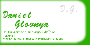 daniel glovnya business card